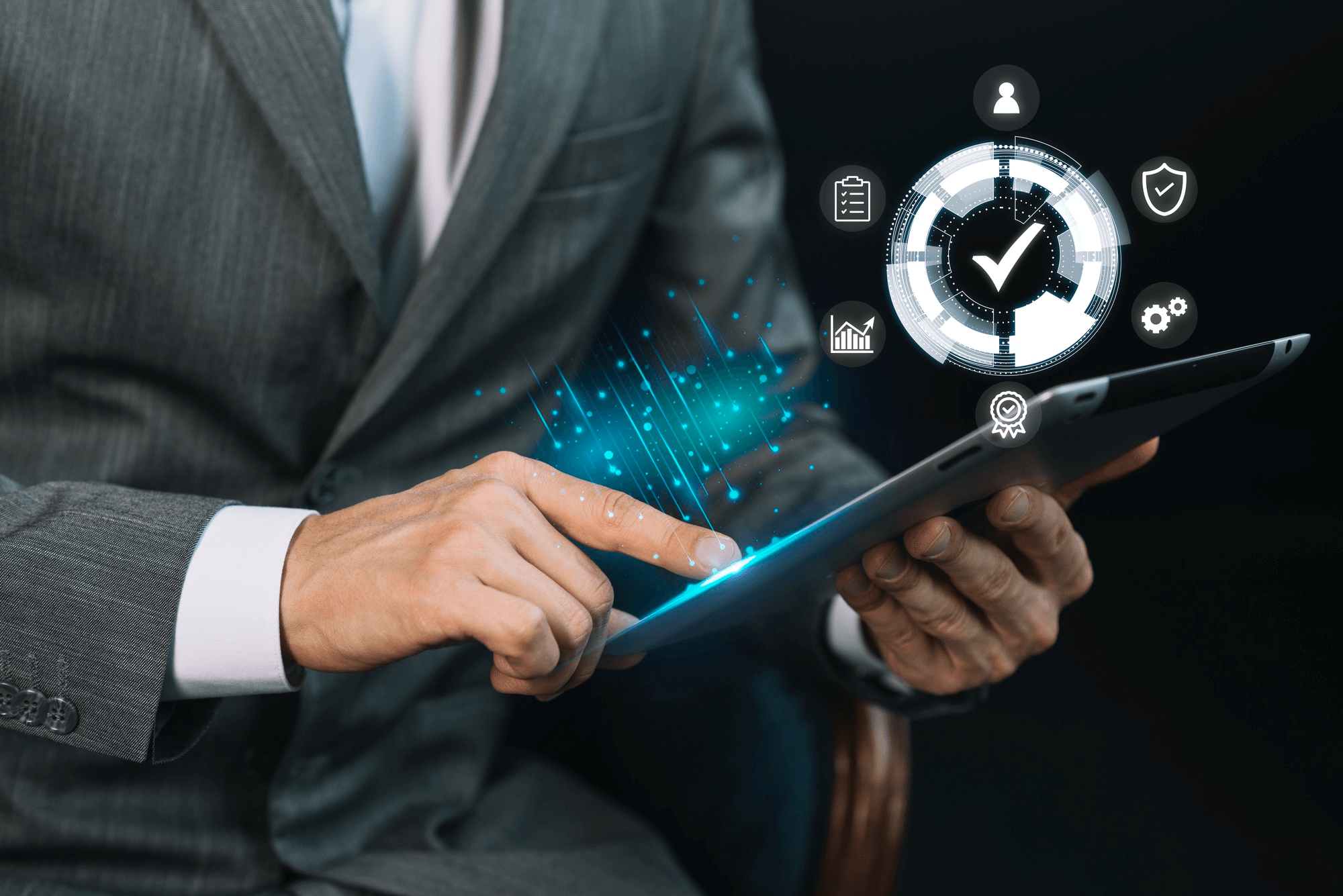 a person mastering claims reporting with Aclaimant