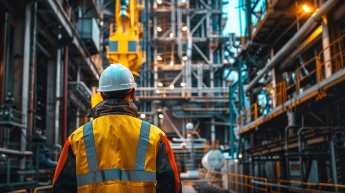 an onsite construction worker requiring operational risk management