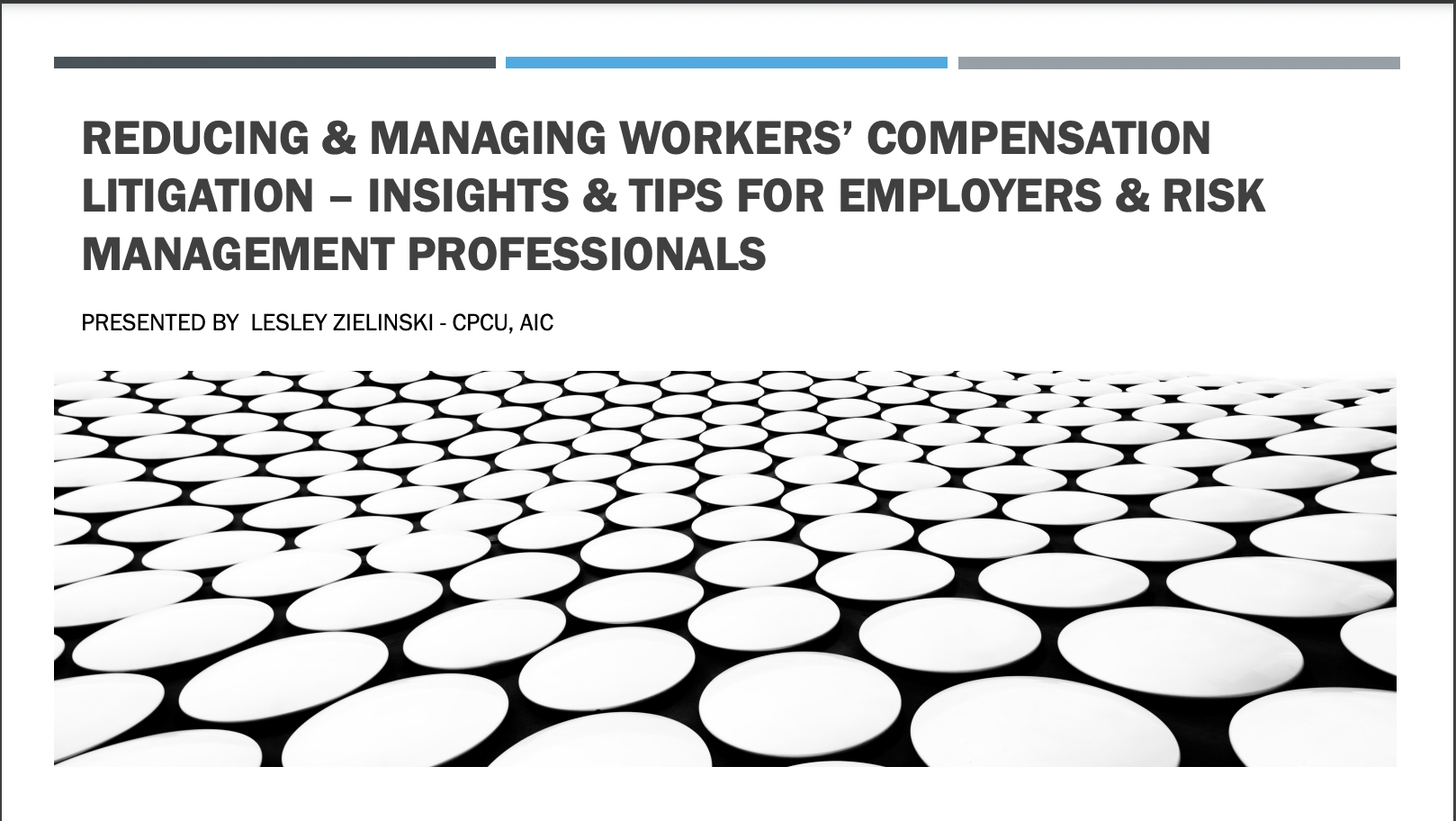 Reducing & Managing Workers' Comp Litigation