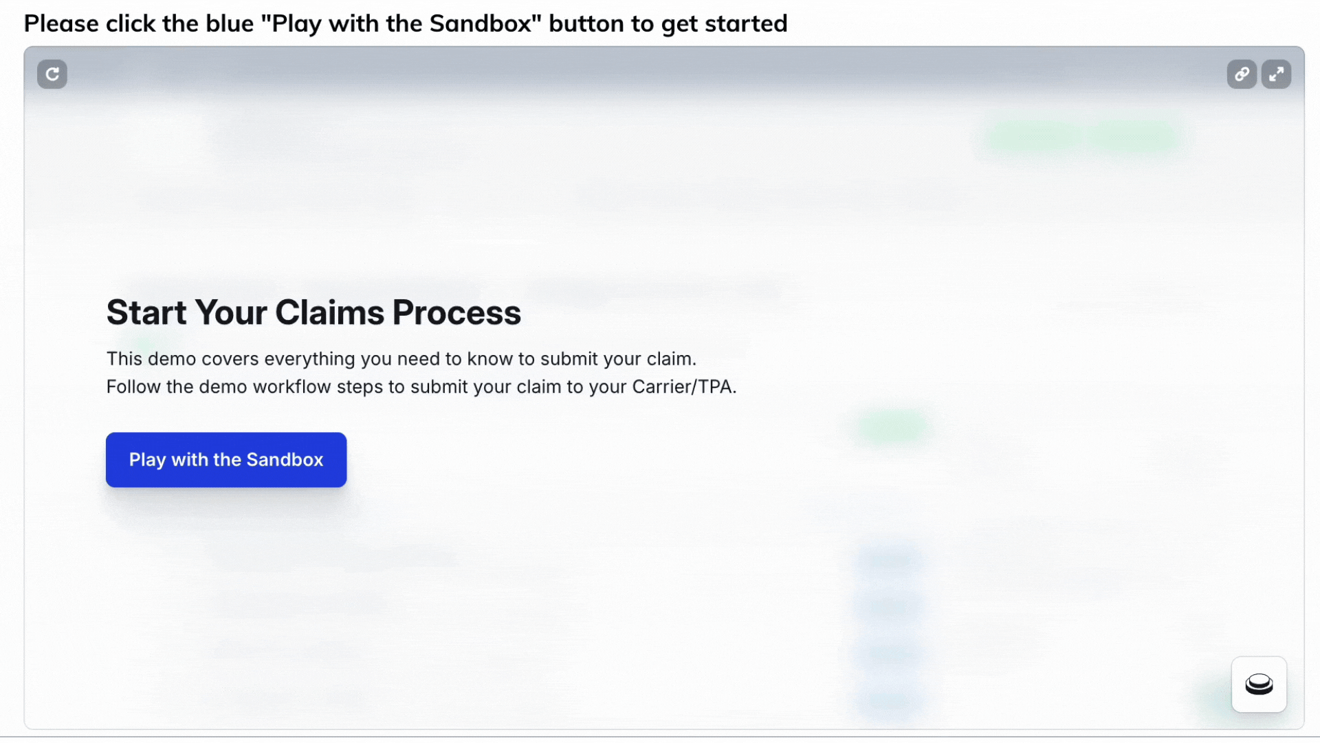Interactive Claims Management Sandbox