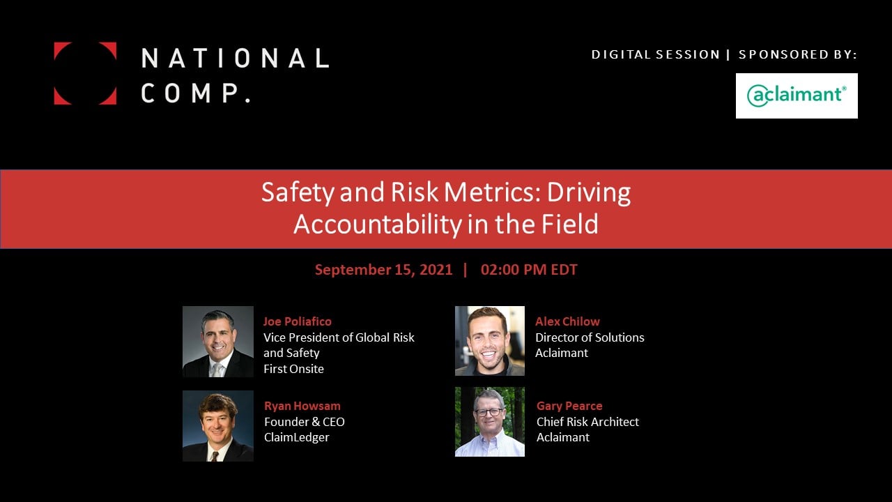 Safety & Risk Metrics Webinar